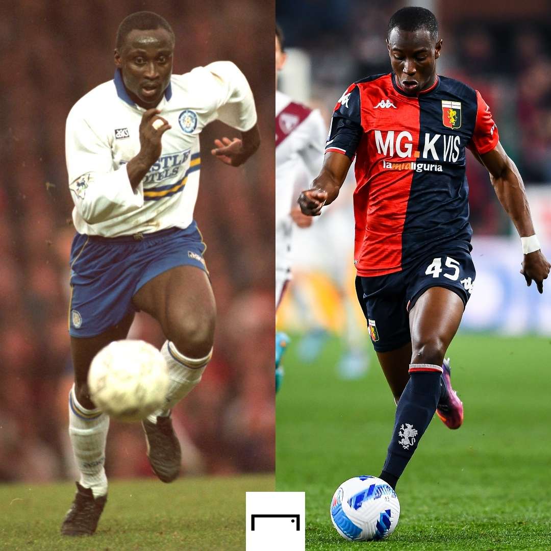 Tony Yeboah Kelvin Yeboah Leeds Genoa GFX