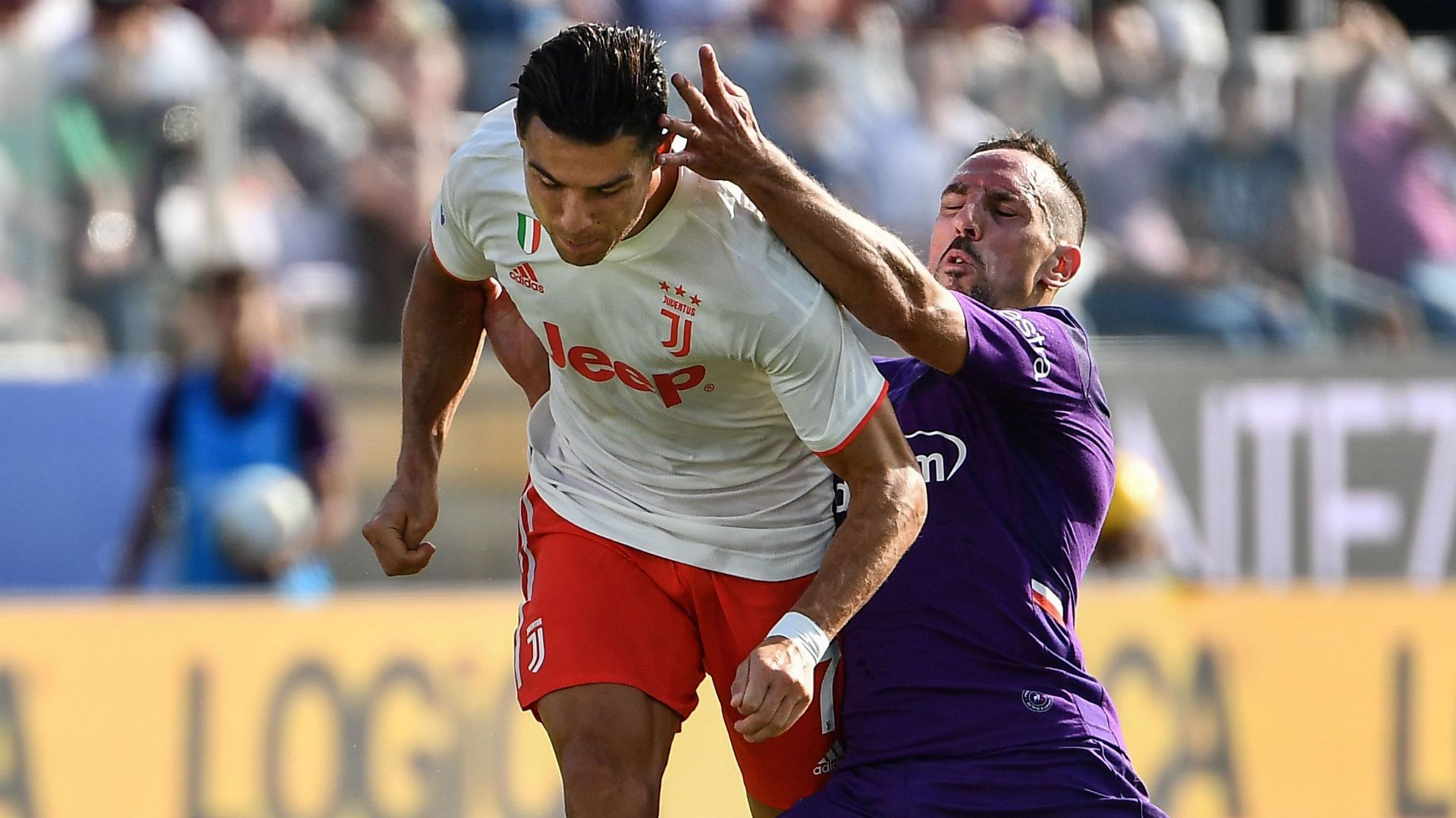 Ribery Ronaldo Fiorentina Juventus