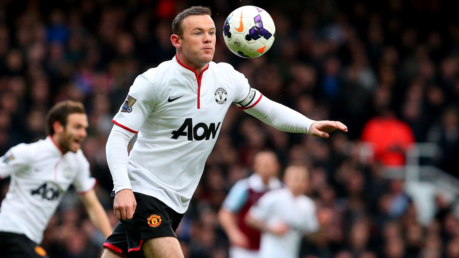 Wayne Rooney West Ham Manchester United 2014