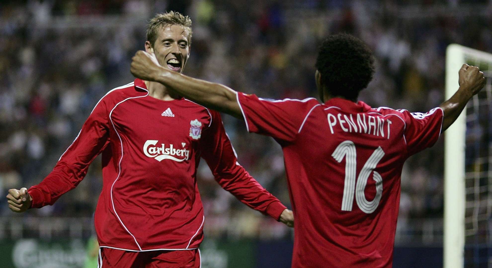 Peter Crouch Jermaine Pennant Liverpool