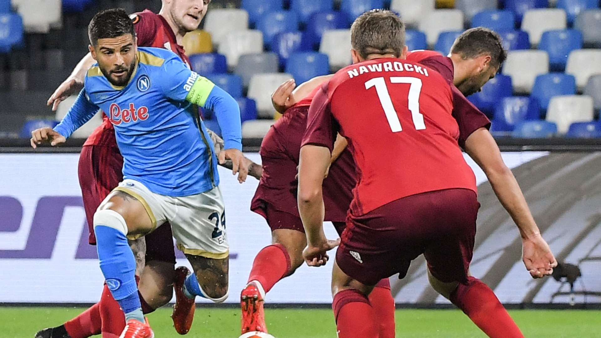 Insigne Napoli Legia Europa League