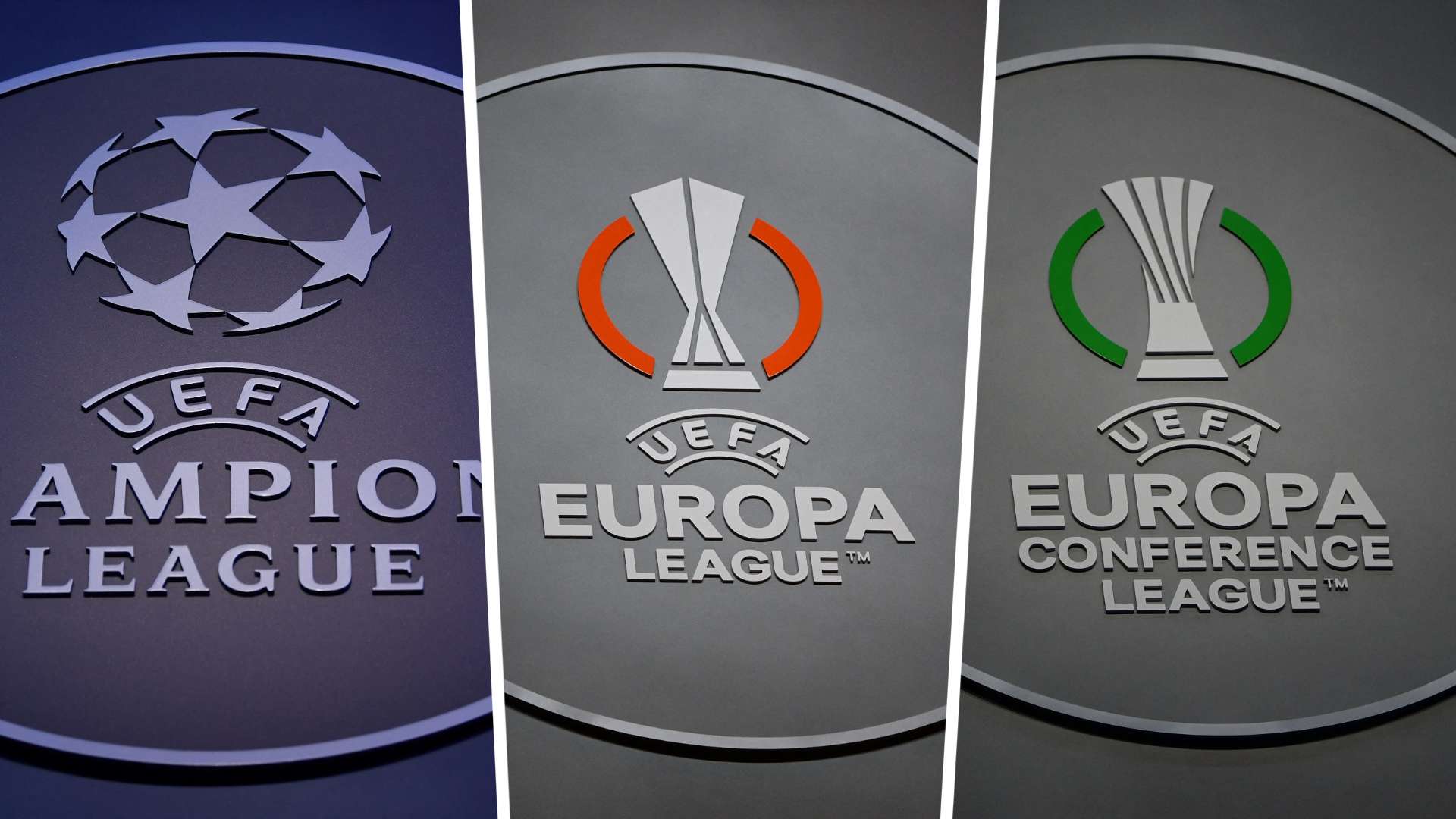 Logos Ligue des champions Ligue Europa Ligue Europa Conférence