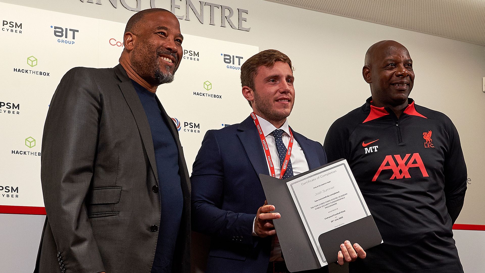 John Barnes Michael Thomas Josh Sumner Liverpool