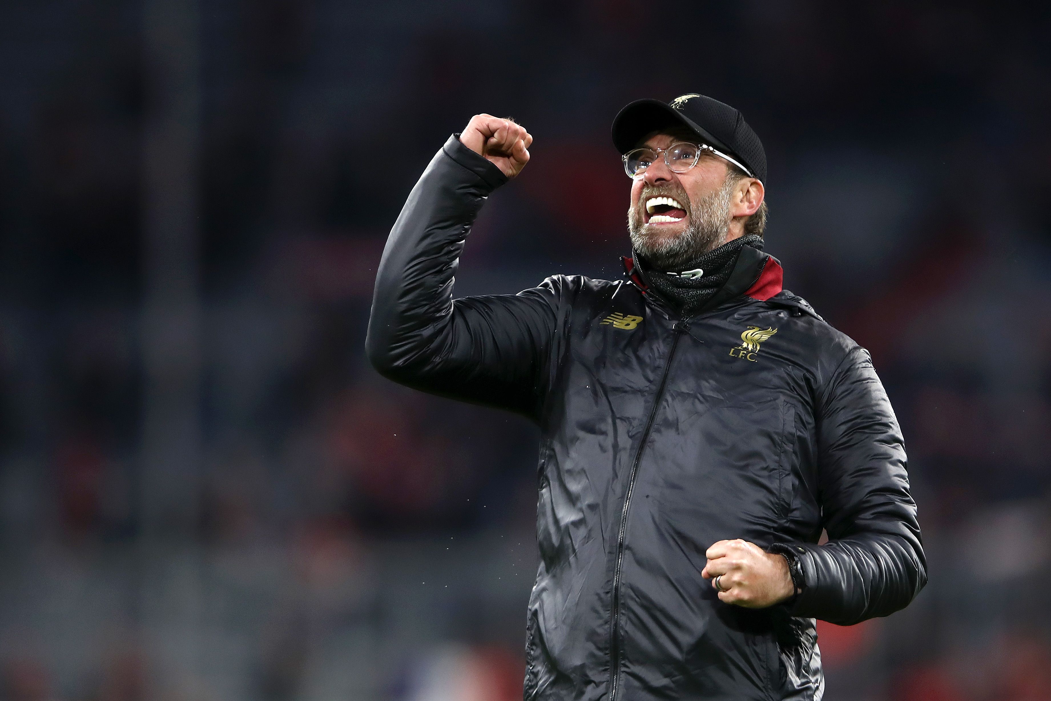Klopp comemora vitória do Liverpool diante do Bayern