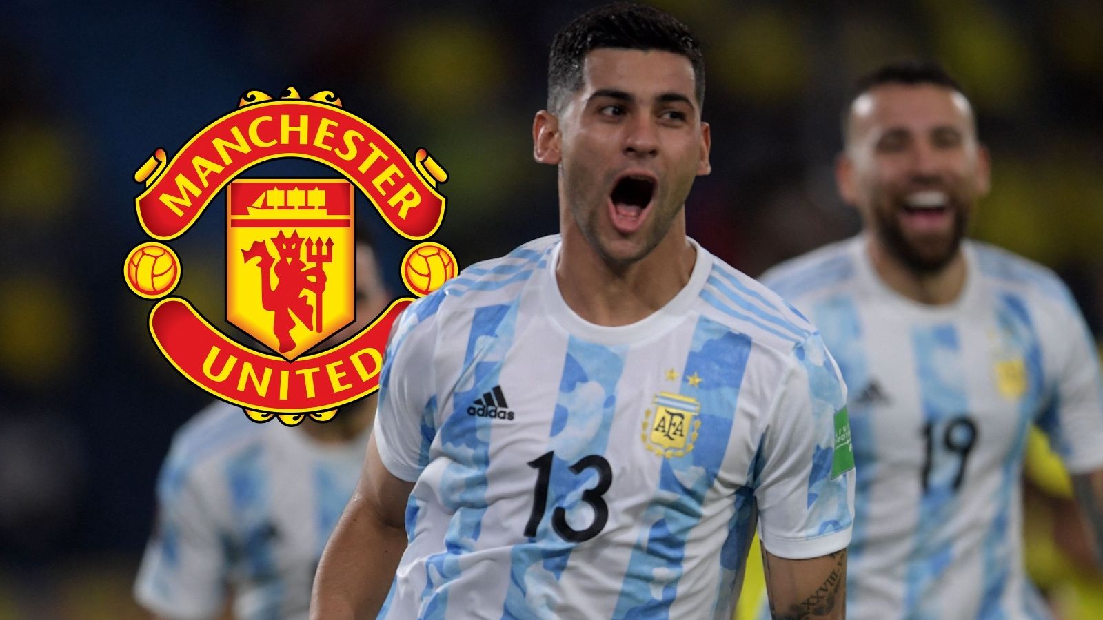 Cristian Romero Manchester United GFX