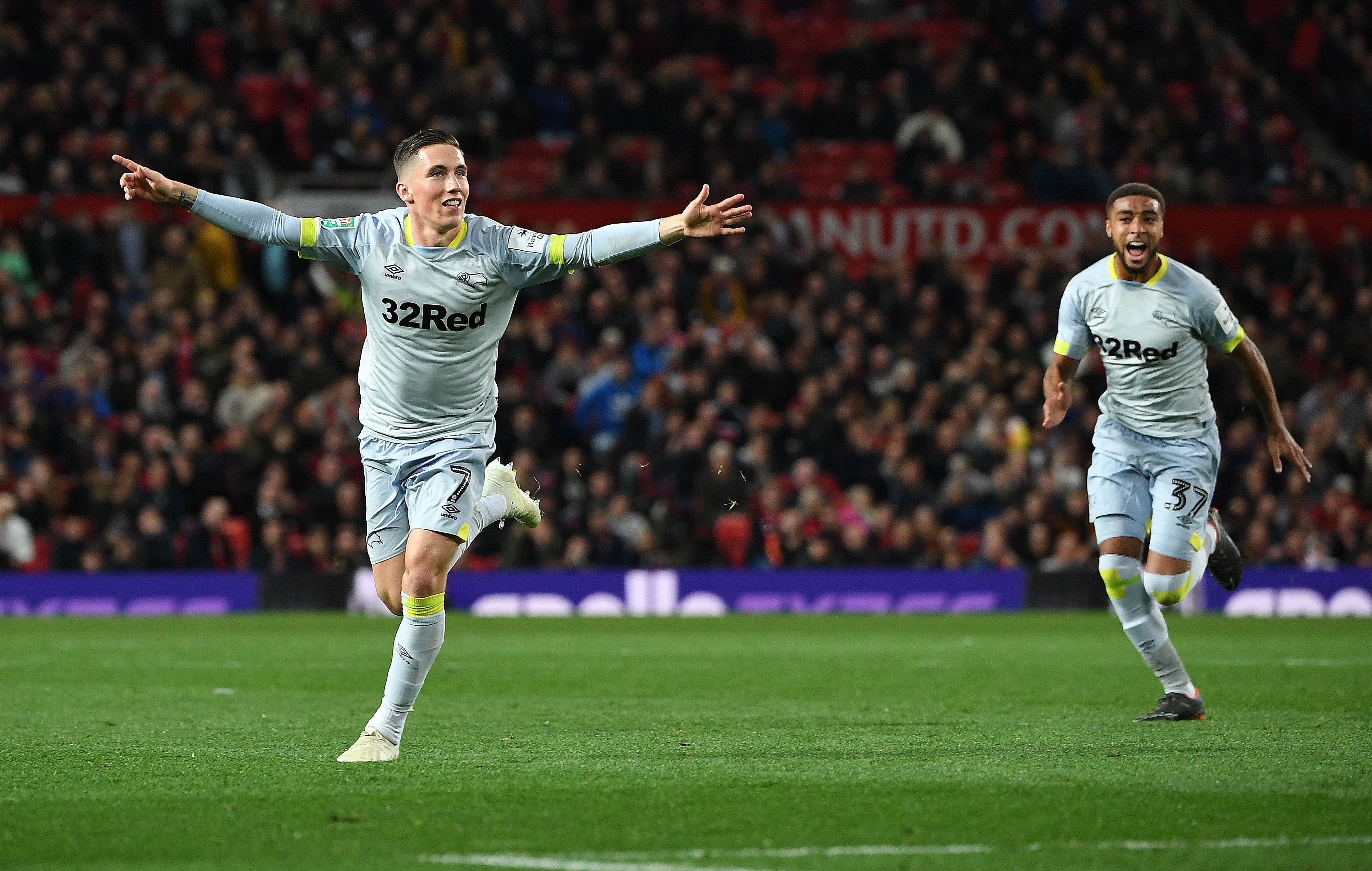 Harry Wilson Manchester United Derby County Carabao Cup 25092018