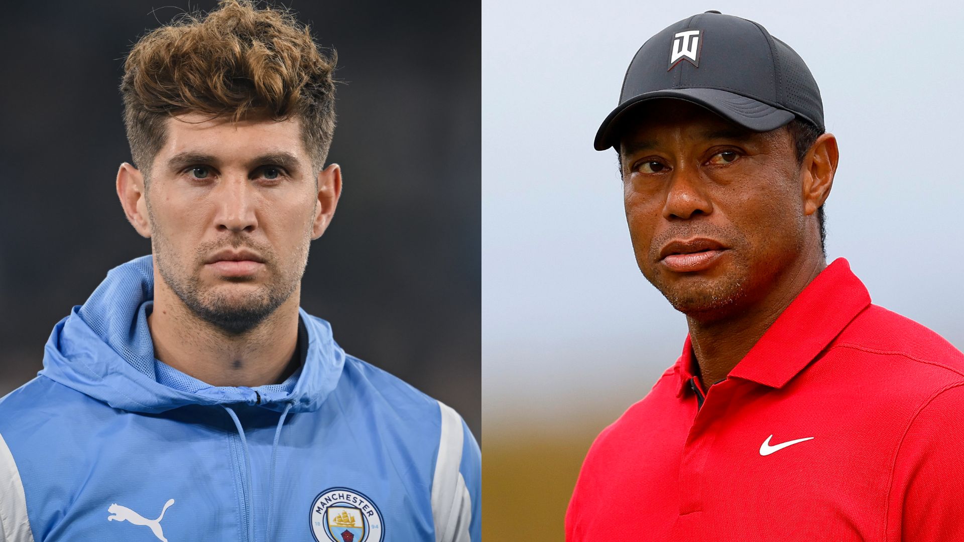 John Stones Tiger Woods