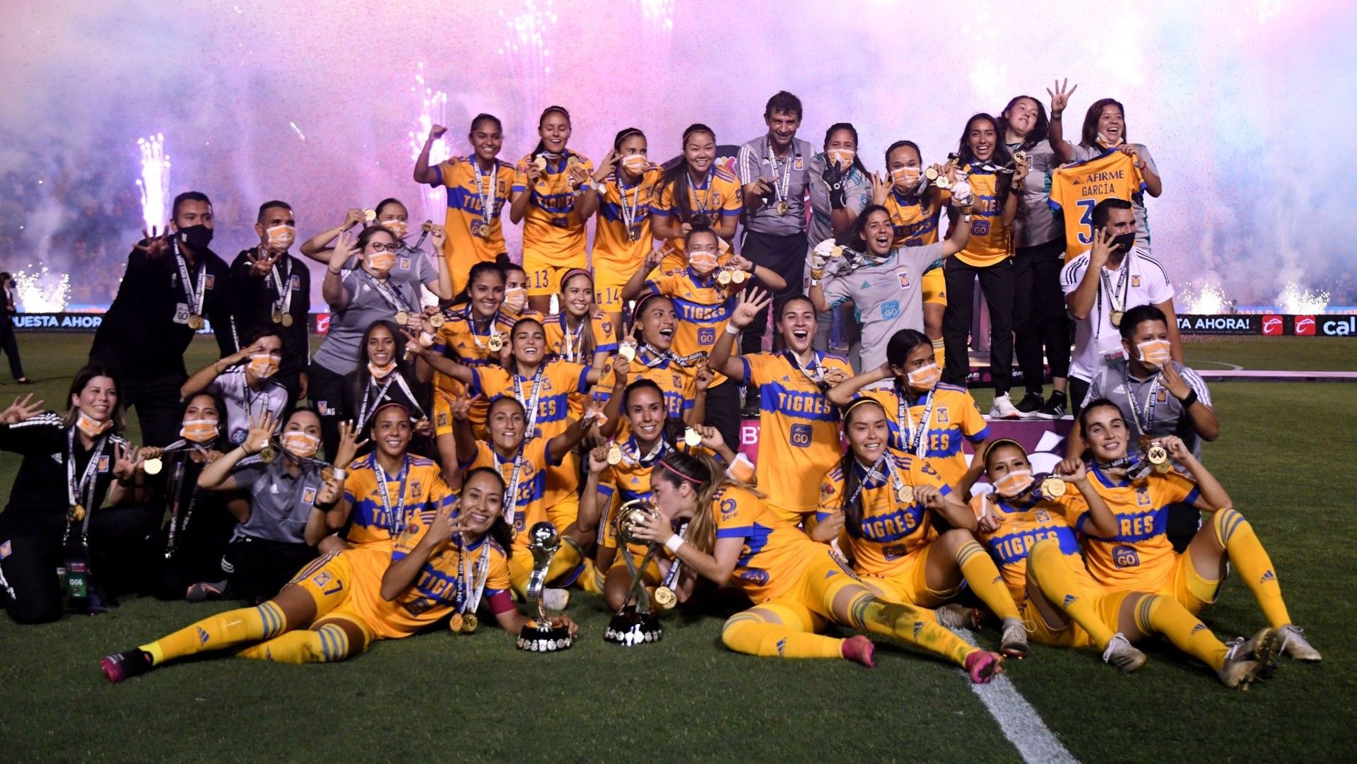 Tigres Femenil Campeonas Guardianes 2021