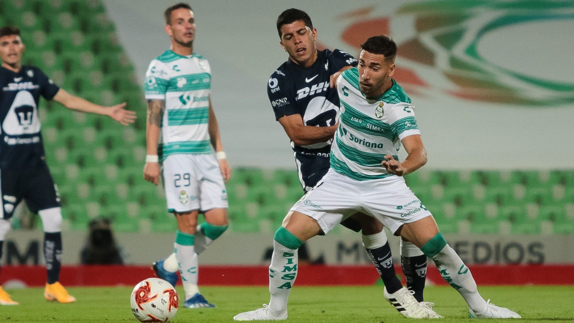 Santos vs Pumas Guardianes 2020