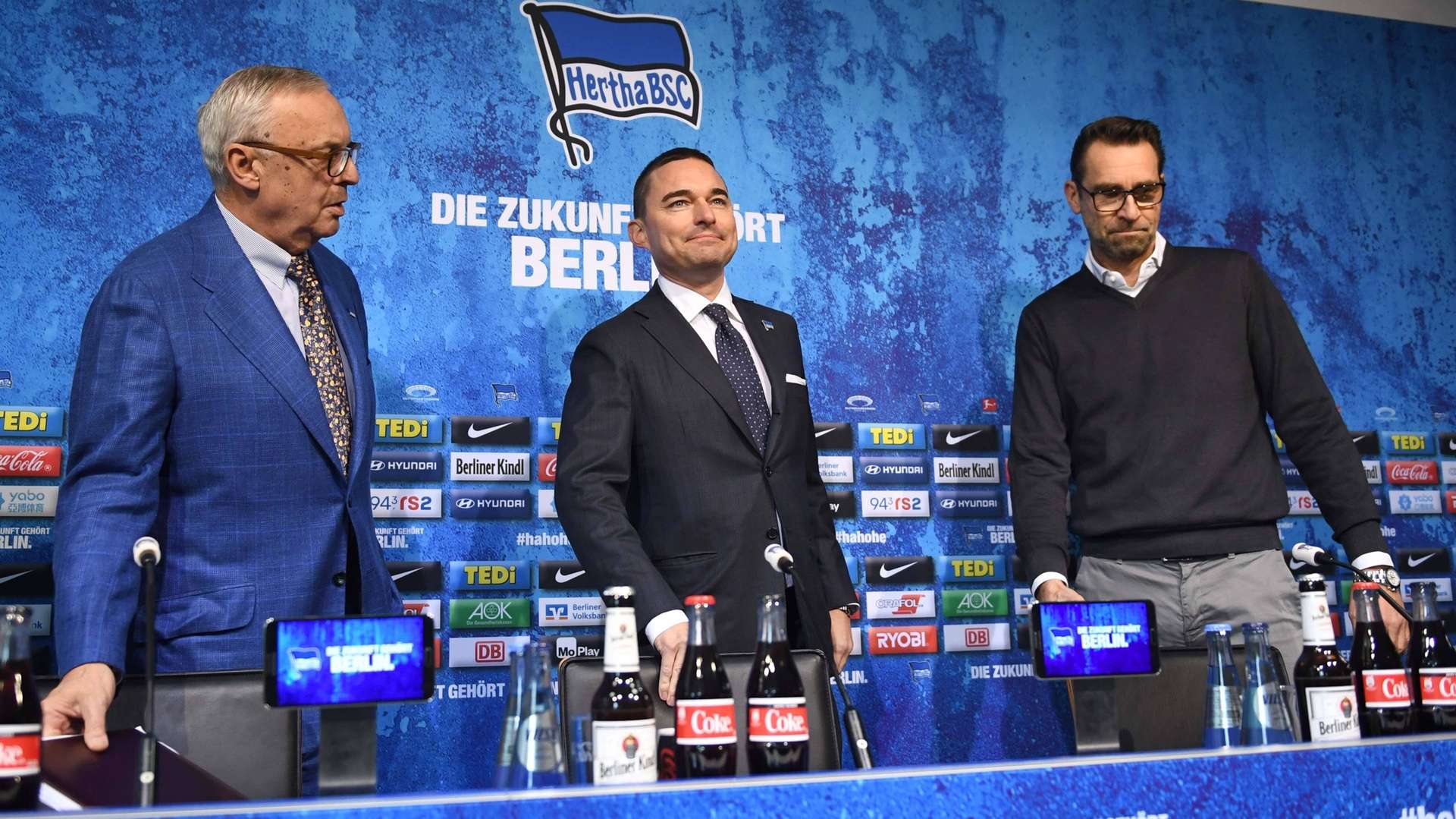 ONLY GERMANY Werner Gegenbauer Öars Windhorst Michael Preetz Hertha BSC 2020