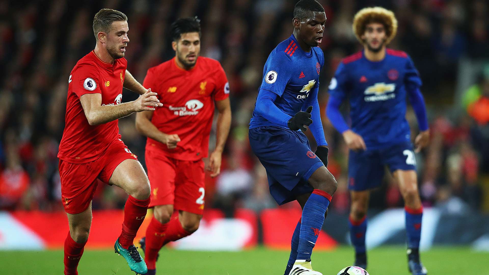 Paul Pogba Manchester United FC Liverpool