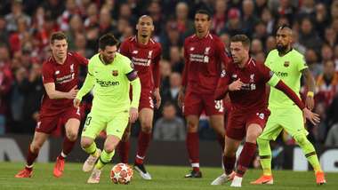 Lionel Messi Jordan Henderson Liverpool Barcelona UCL 07052019