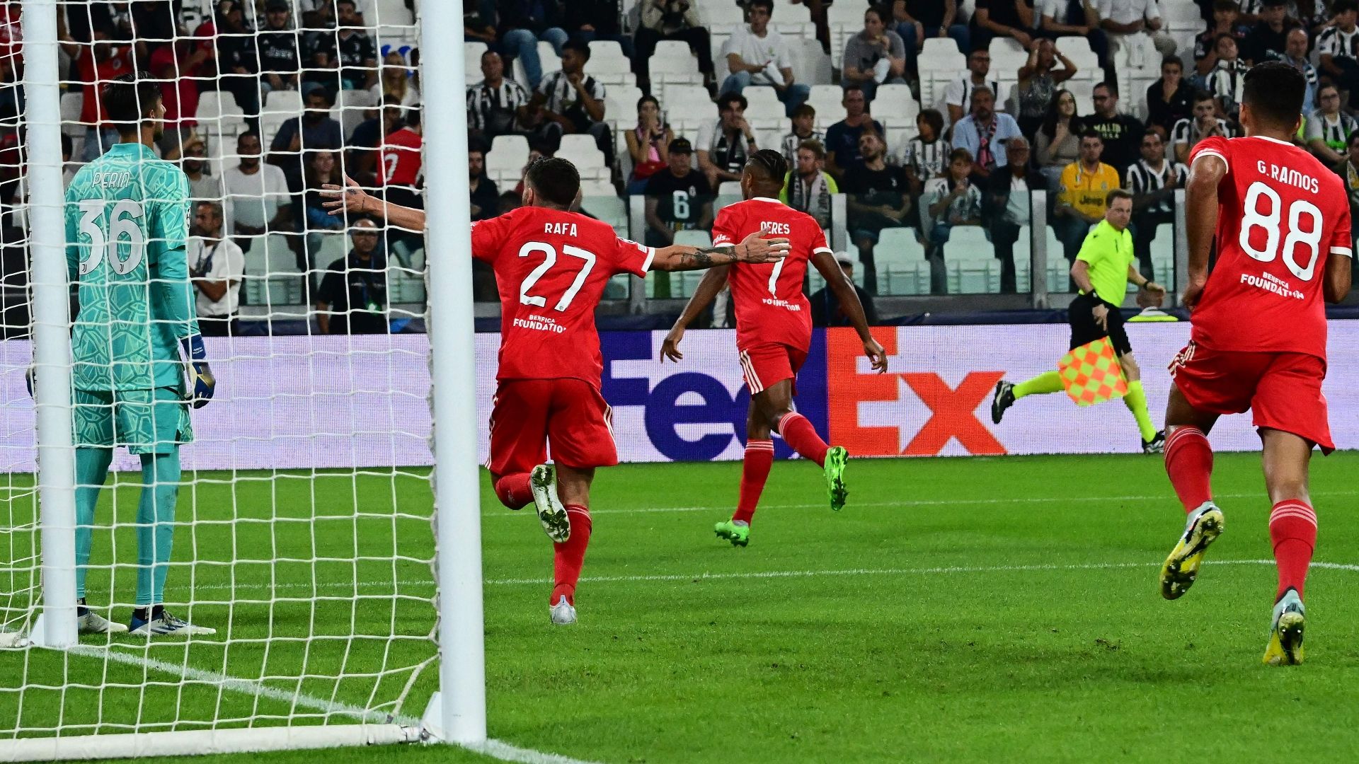 Neres Juventus Benfica Champions League