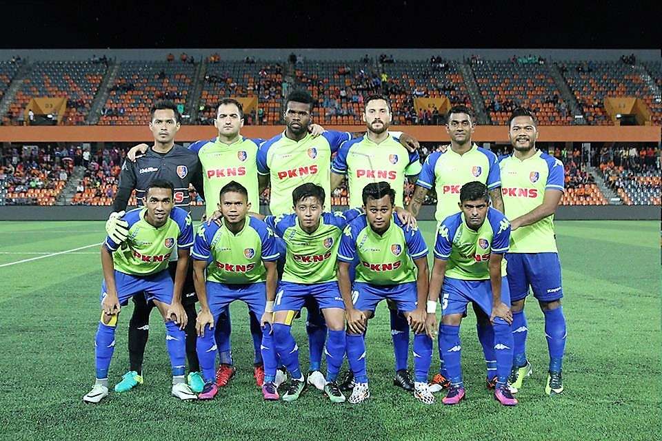 PKNS first eleven against Felda United 21/1/2017