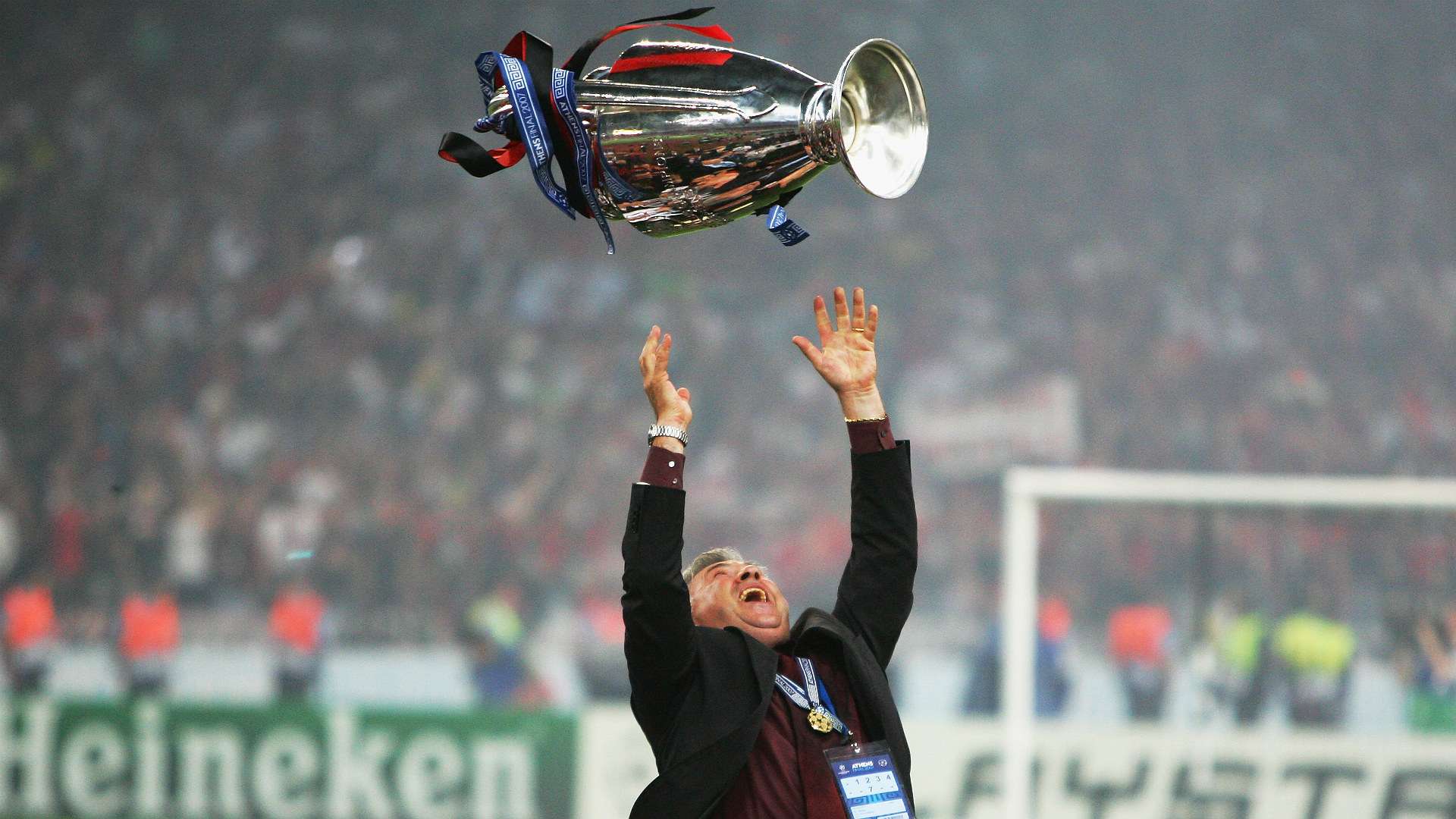 Carlo Ancelotti Milan Champions League 2007