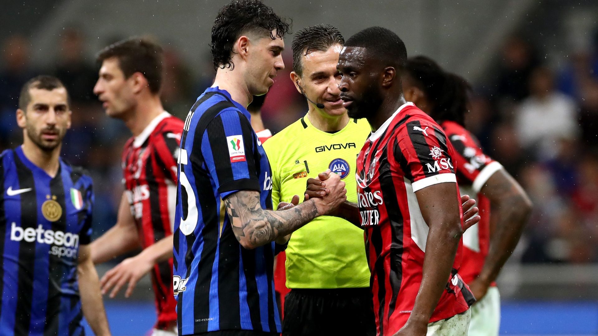 Bastoni Tomori Inter Milan