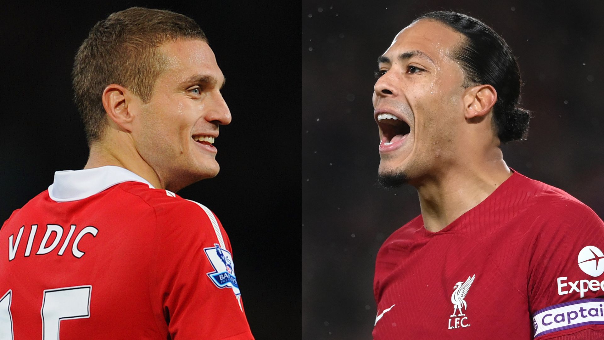 Nemanja Vidic Virgil van Dijk