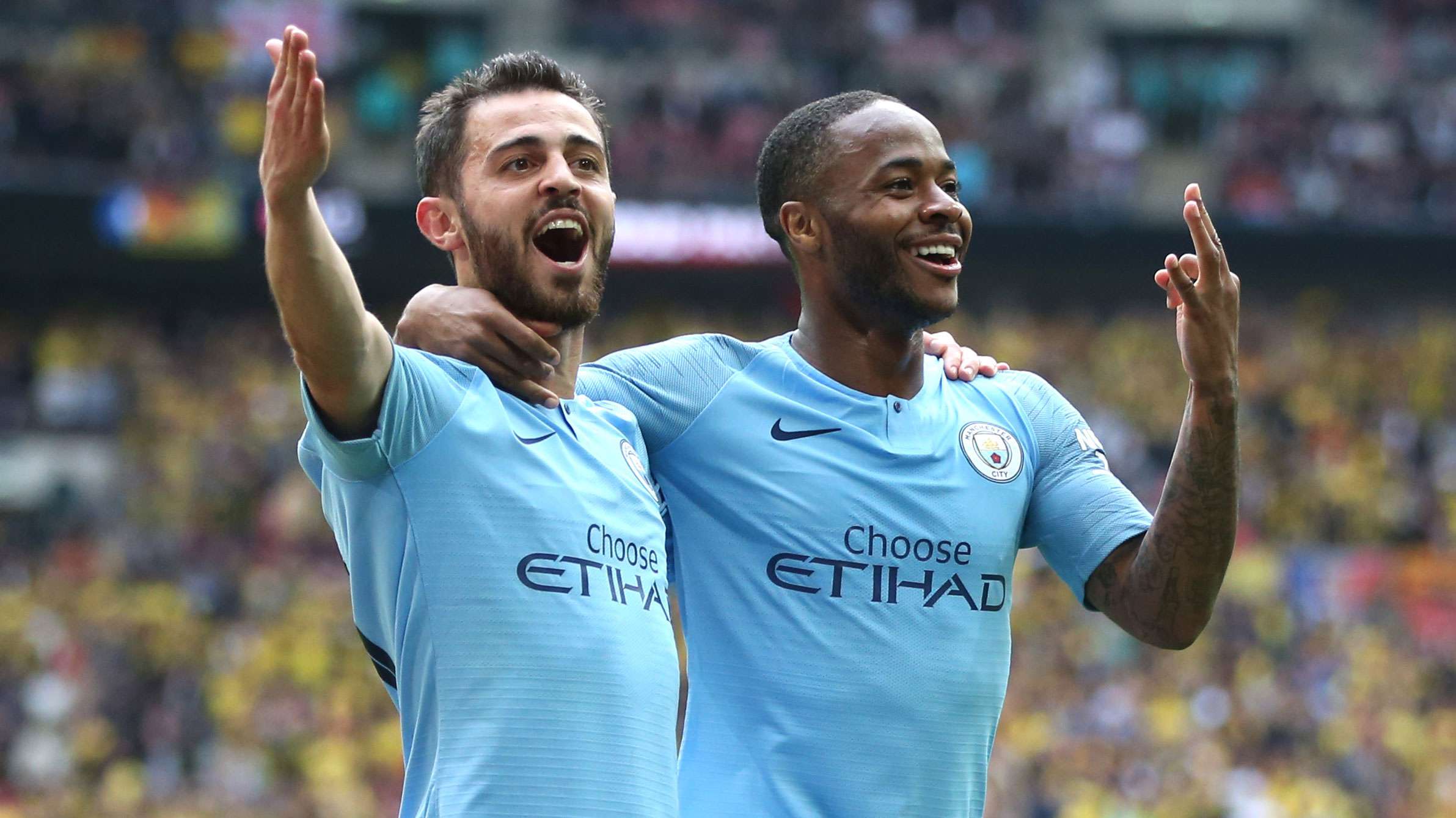 Manchester City FC Watford Fa Cup Raheem Sterling
