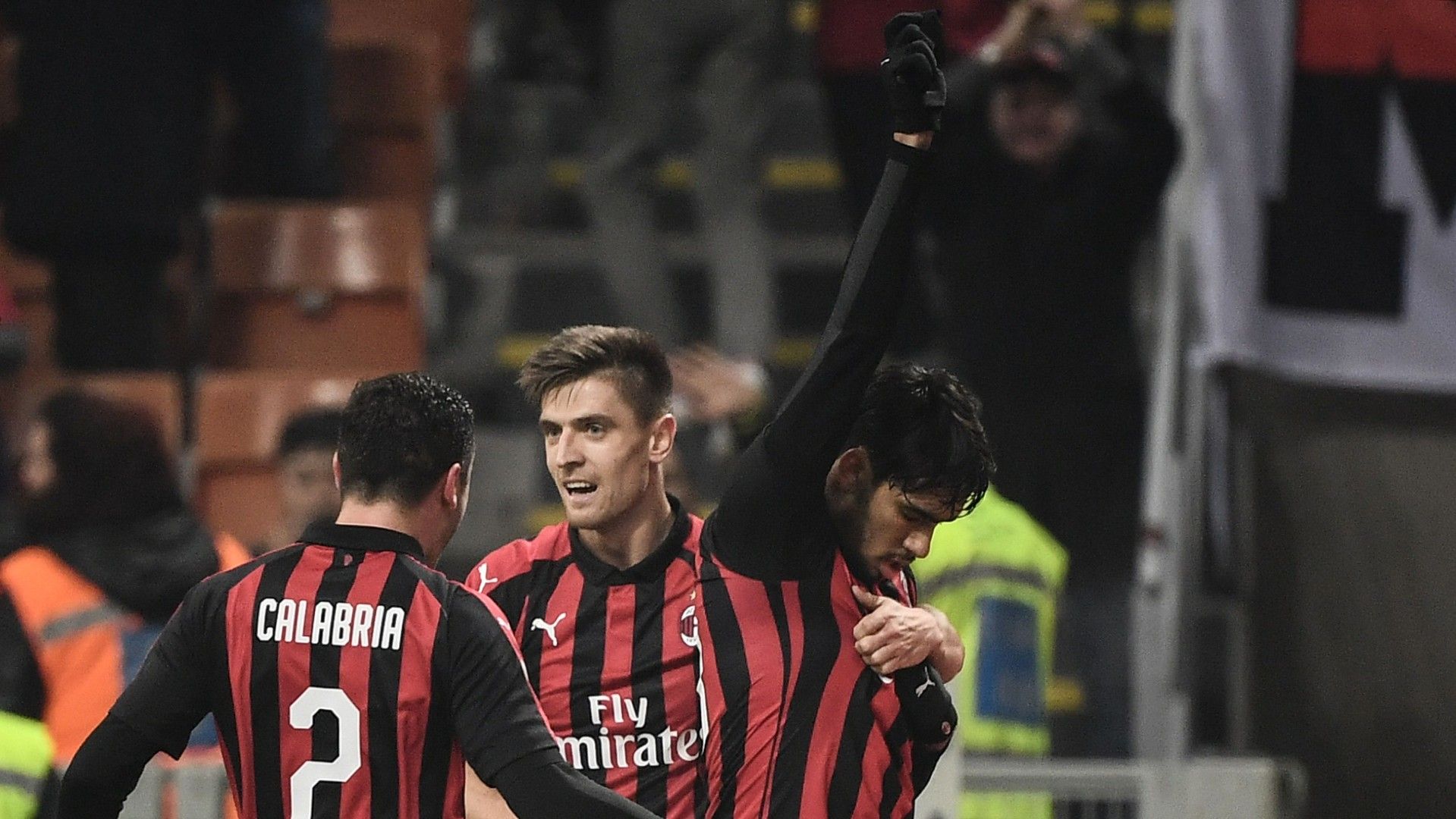 Paquetà celebration milan cagliari 10022019