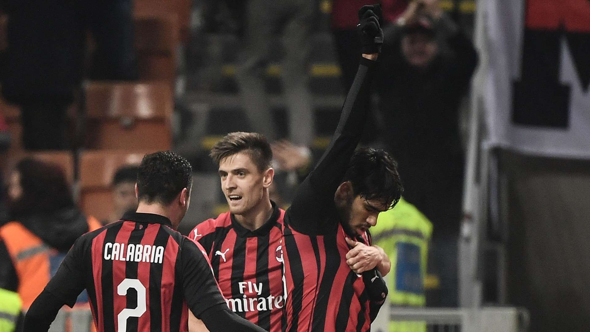 Paquetà celebration milan cagliari 10022019