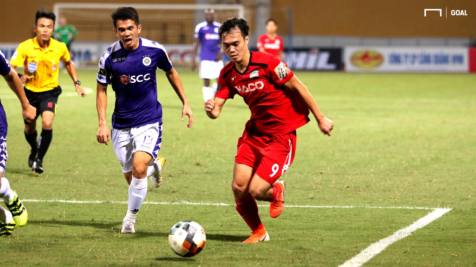 Nguyen Van Toan Tran Van Kien Ha Noi vs Hoang Anh Gia Lai V.League 2019