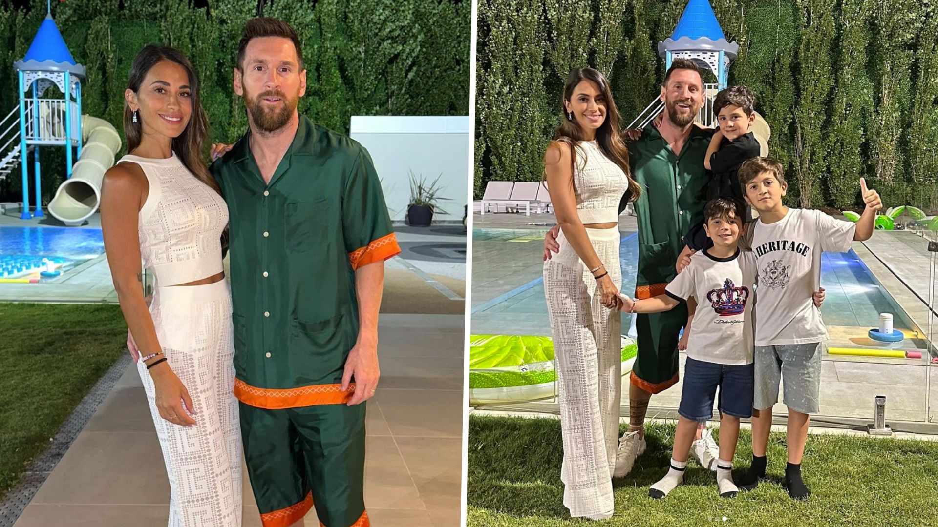 lionel messi año nuevo familia