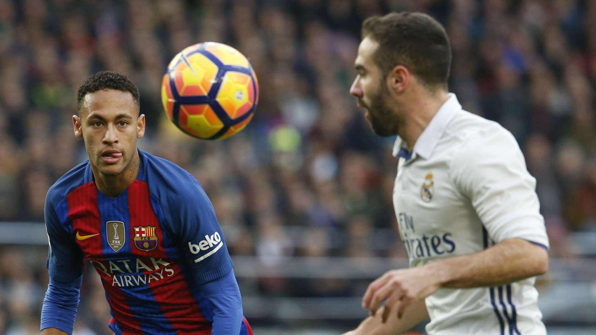 Neymar Dani Carvajal Barcelona Real Madrid La Liga
