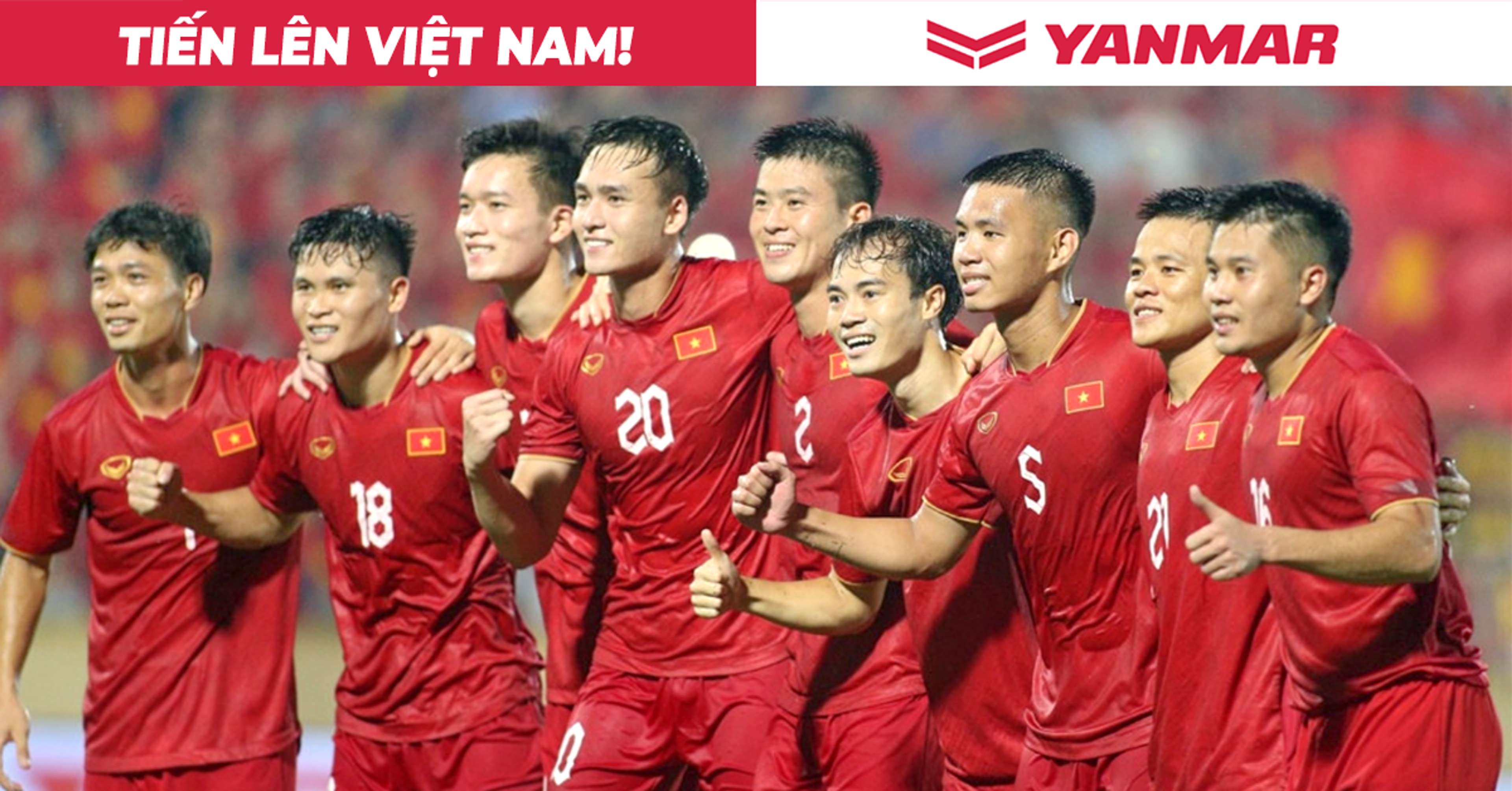 Vietnam National Team Yanmar banner