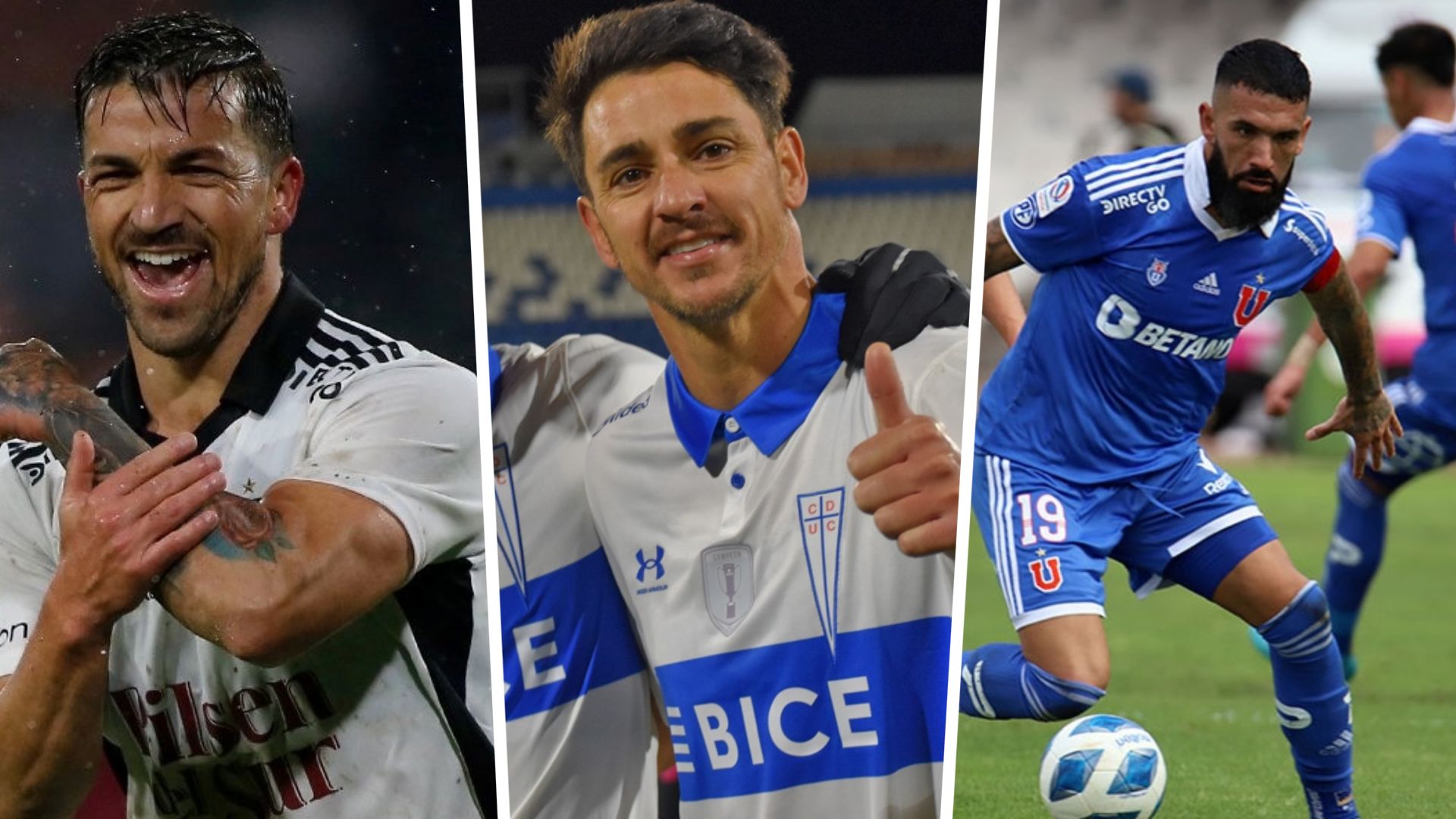 Colo Colo, Universidad Católica y Universidad de Chile