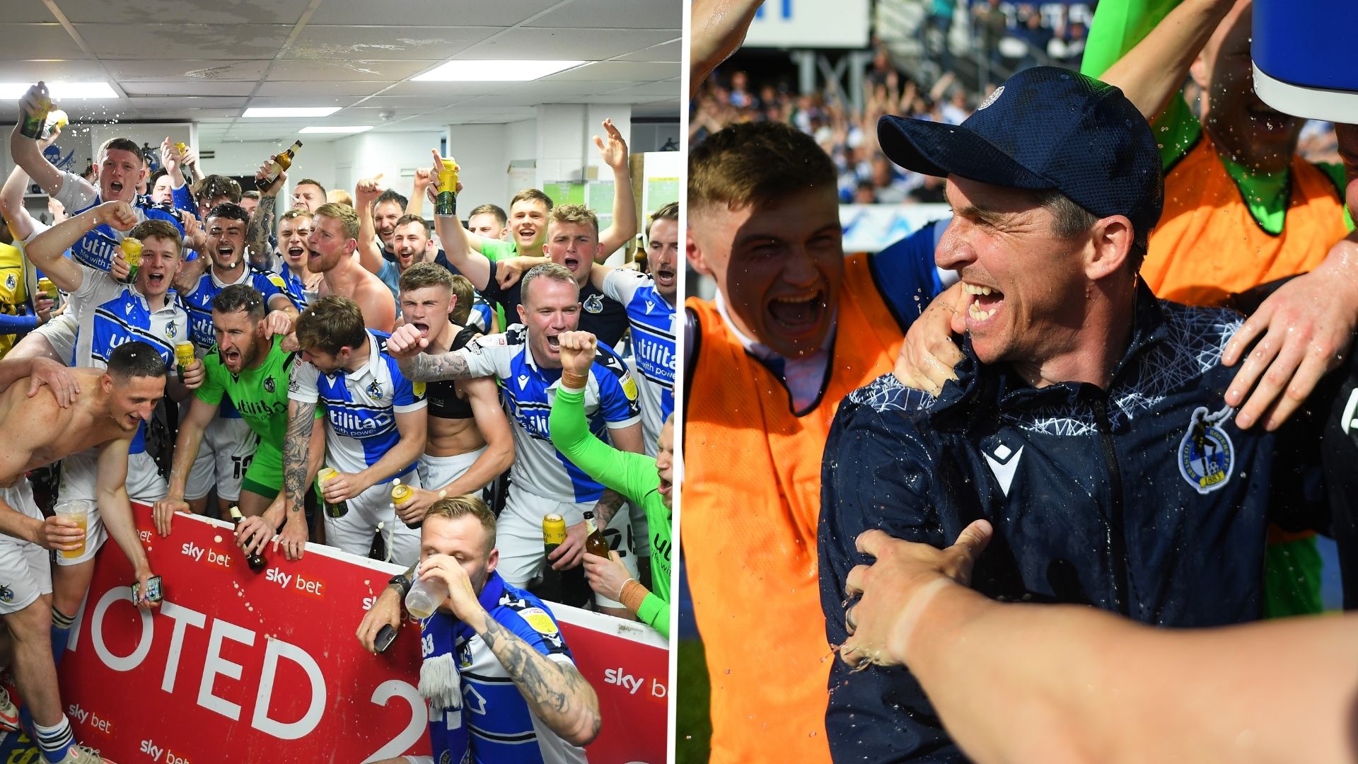 Bristol Rovers promoted Joey Barton