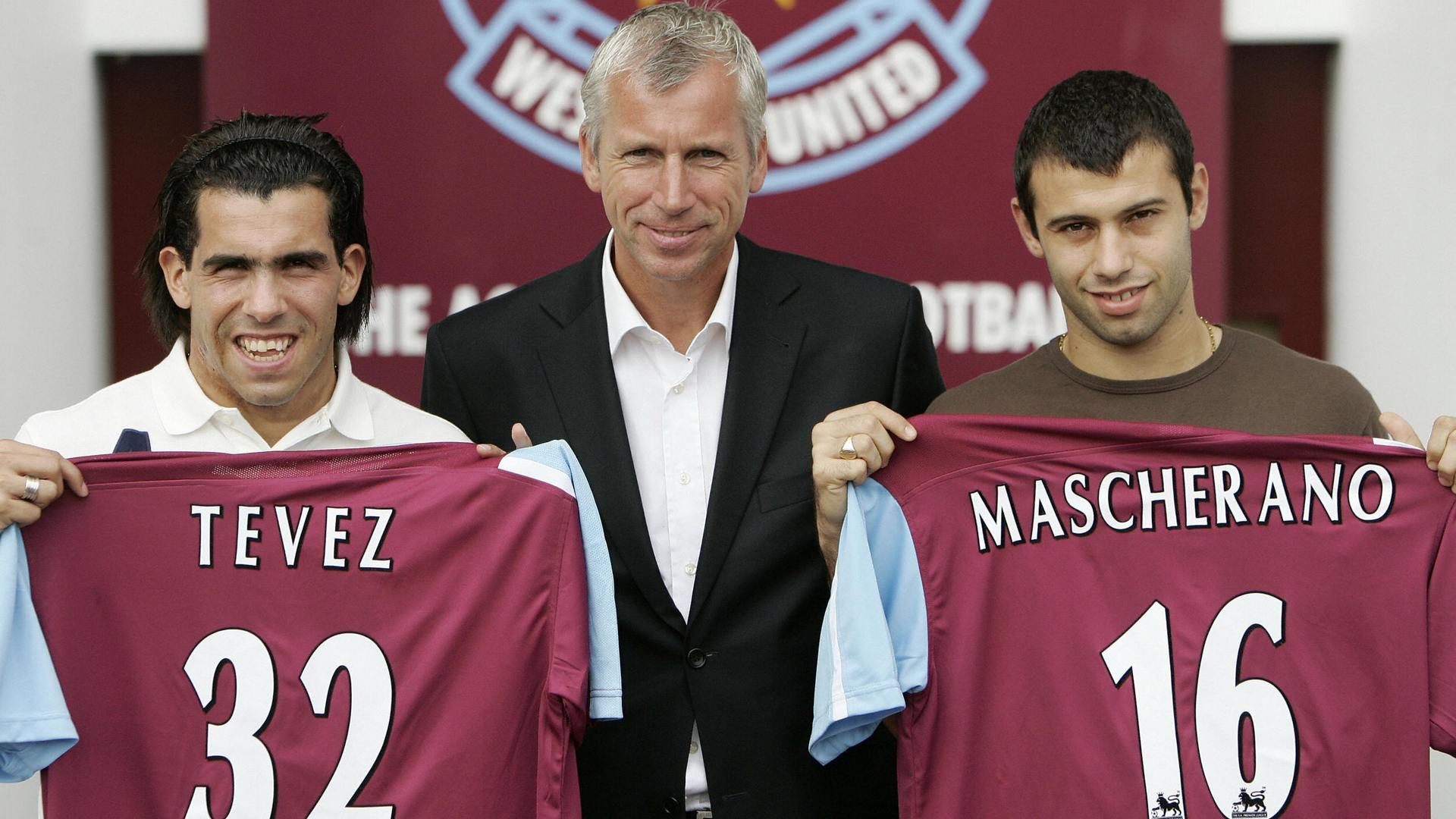 Carlos Tevez Javier Mascherano West Ham