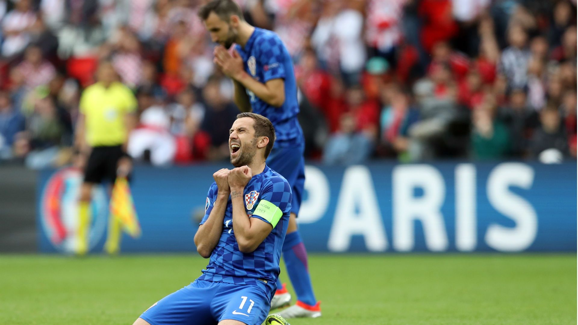 Darijo Srna Croatia Turkey Parc des Princes Euro 12062016