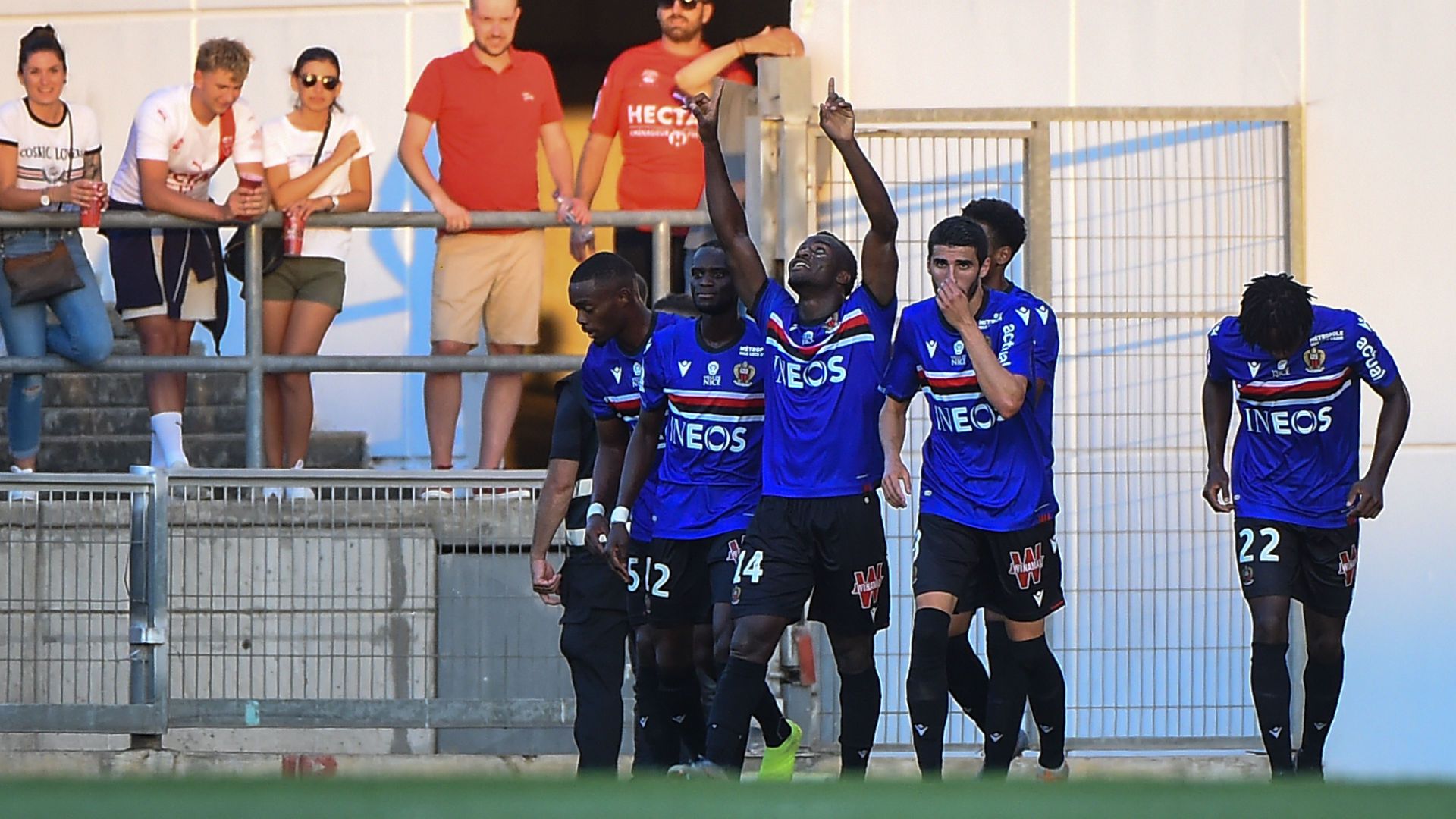 Ignatius Ganago Nimes Nice Ligue 1 17082019