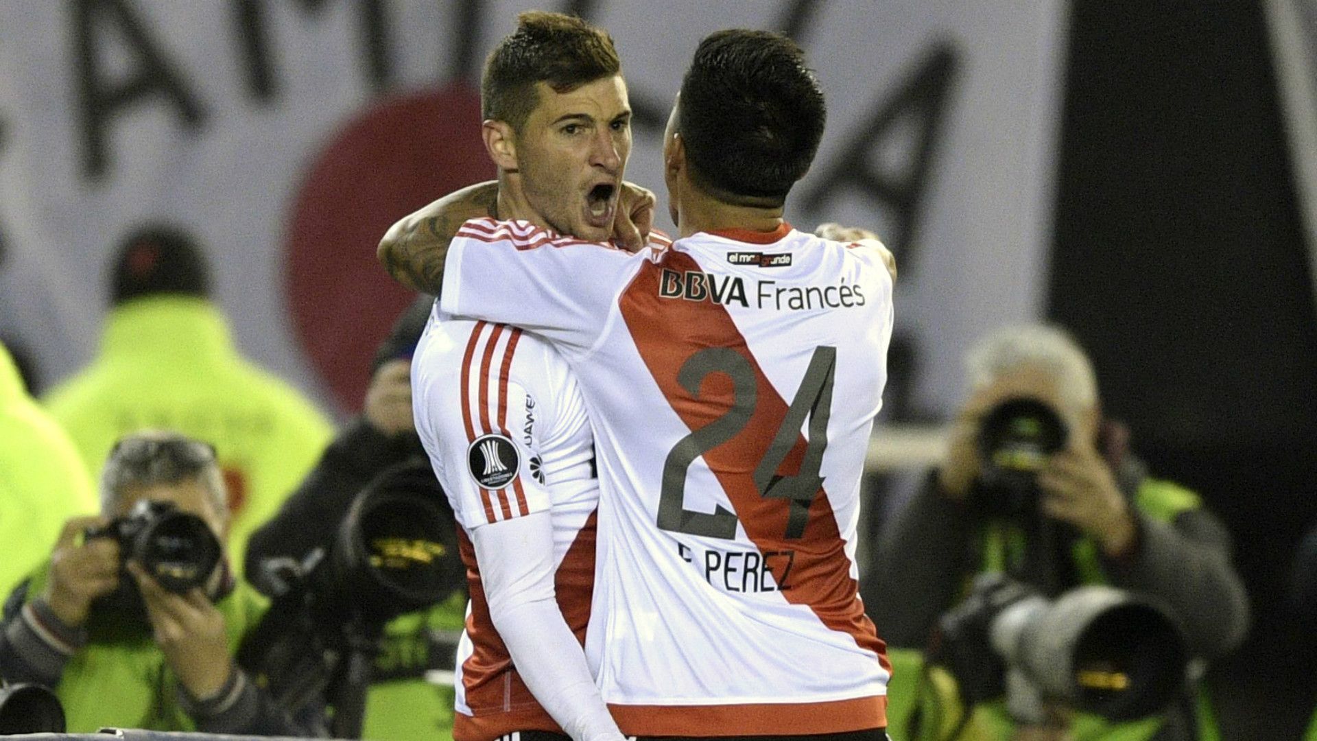 Lucas Alario Enzo Perez River Guarani 08082017