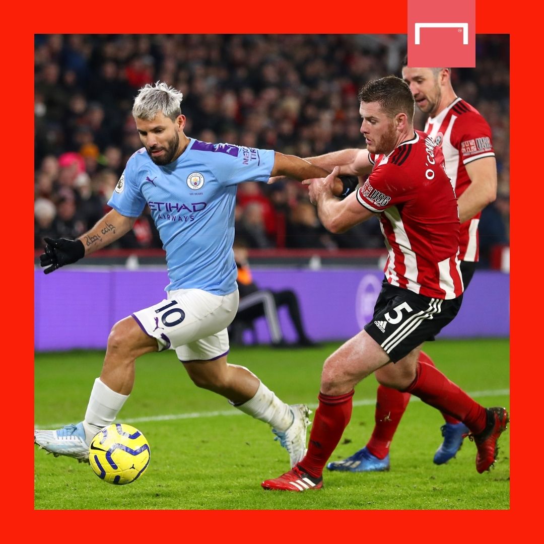 Jack O'Connell Sheffield United Sergio Aguero Manchester City GFX