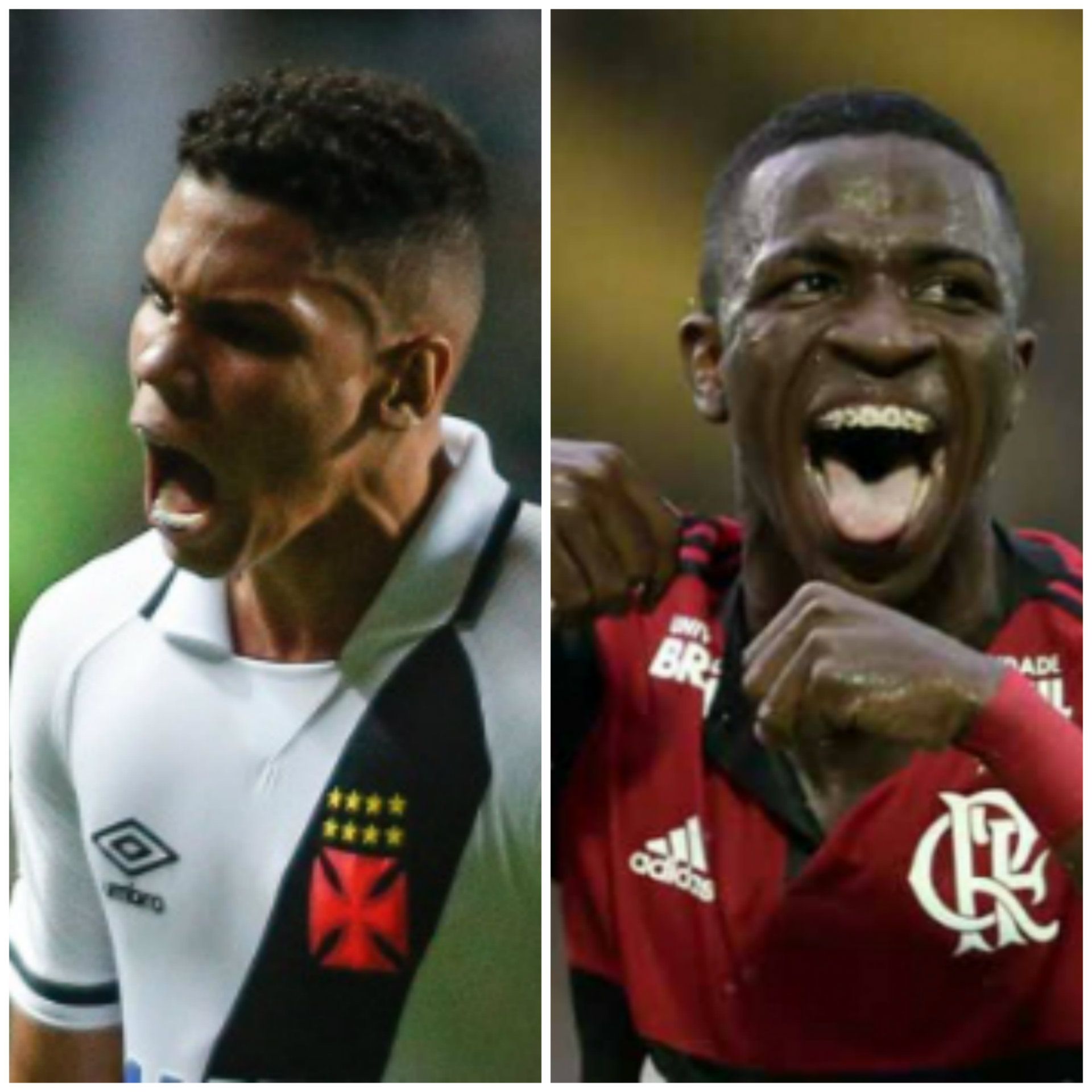 Paulinho e Vinícius Jr