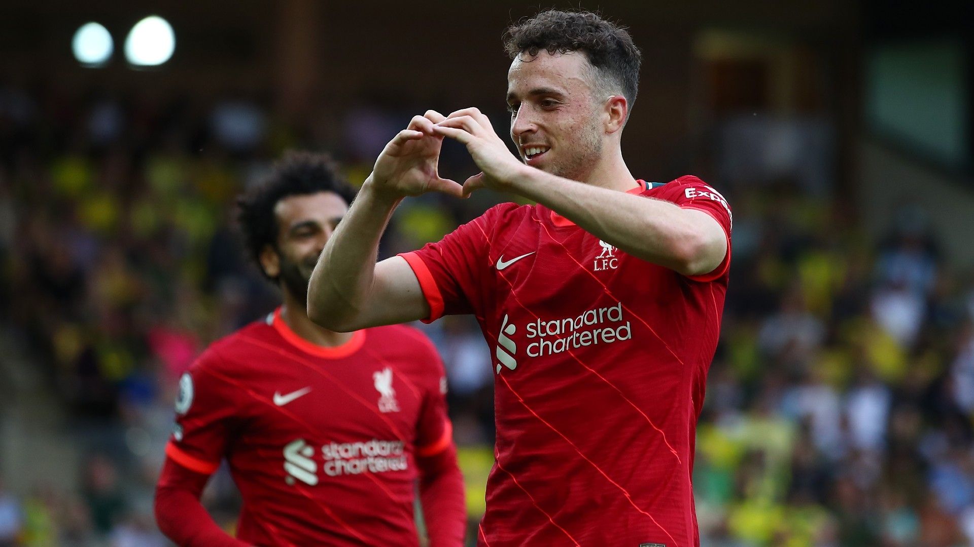 Diogo Jota Liverpool Norwich 2021-22