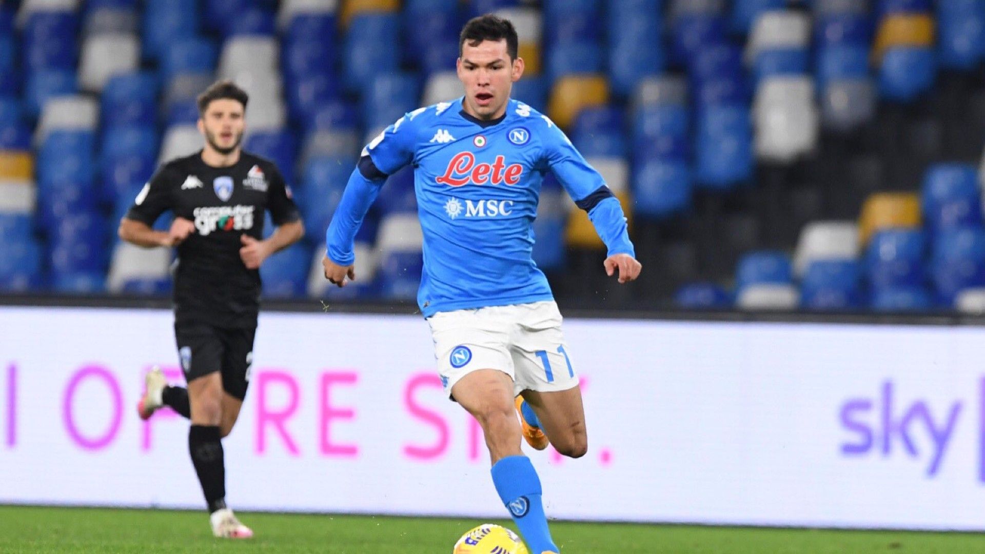 Chucky Lozano Napoli Empoli