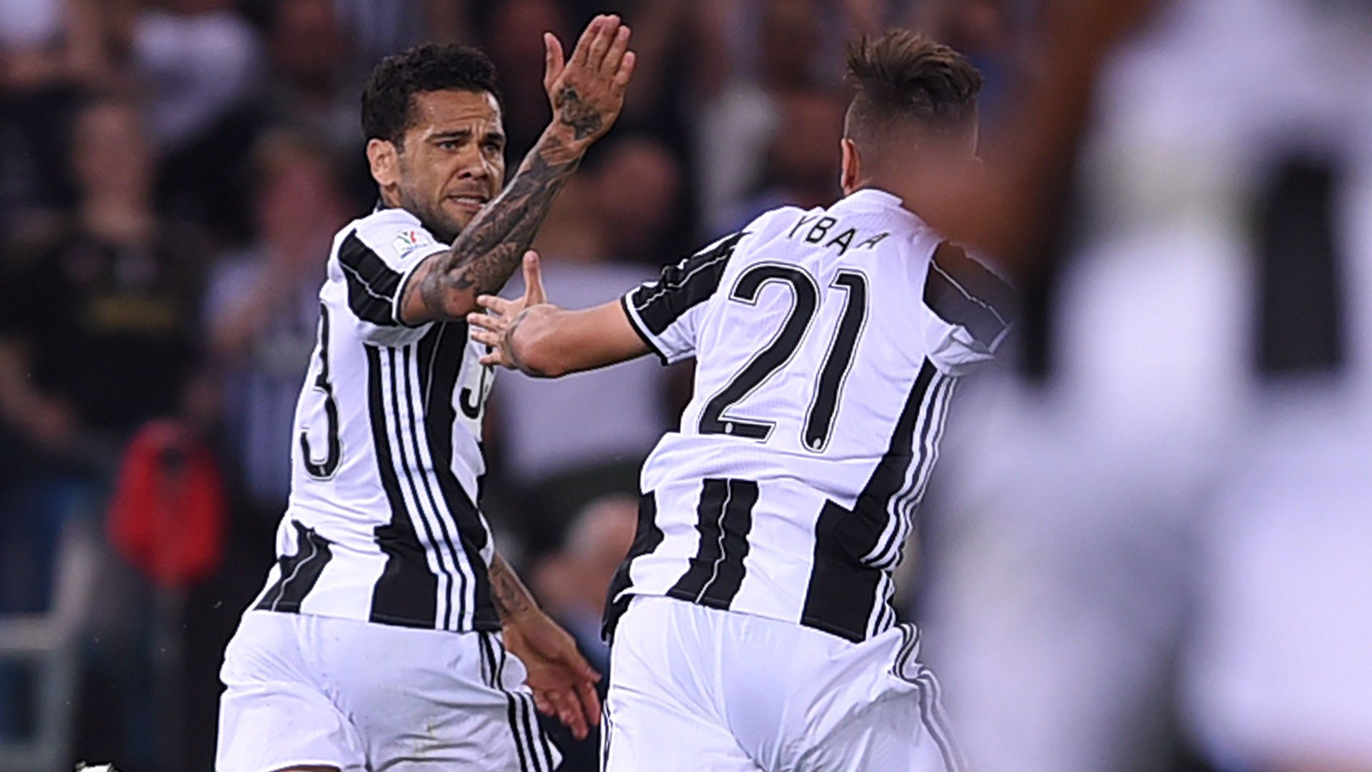 Dani Alves Juventus Lazio Coppa Italia