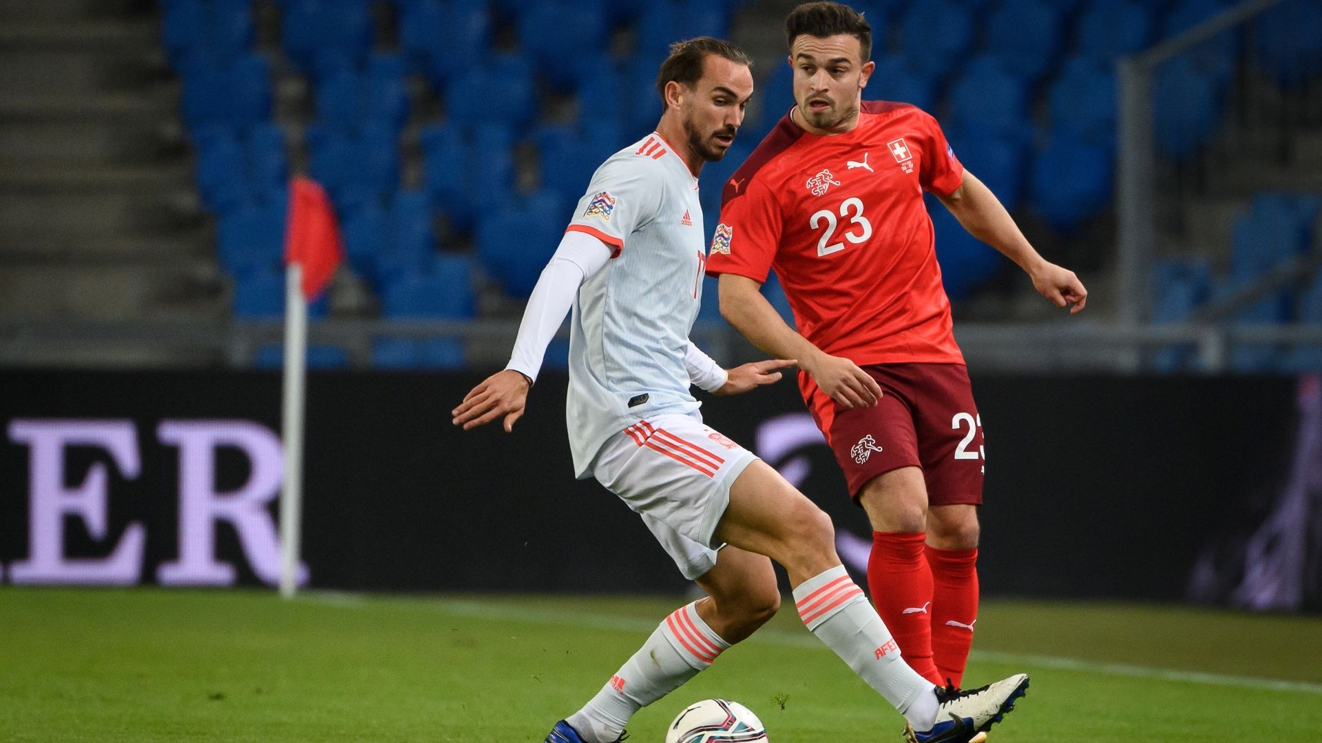 Fabian Ruiz Spain Xherdan Shaqiri Switzerland 2020