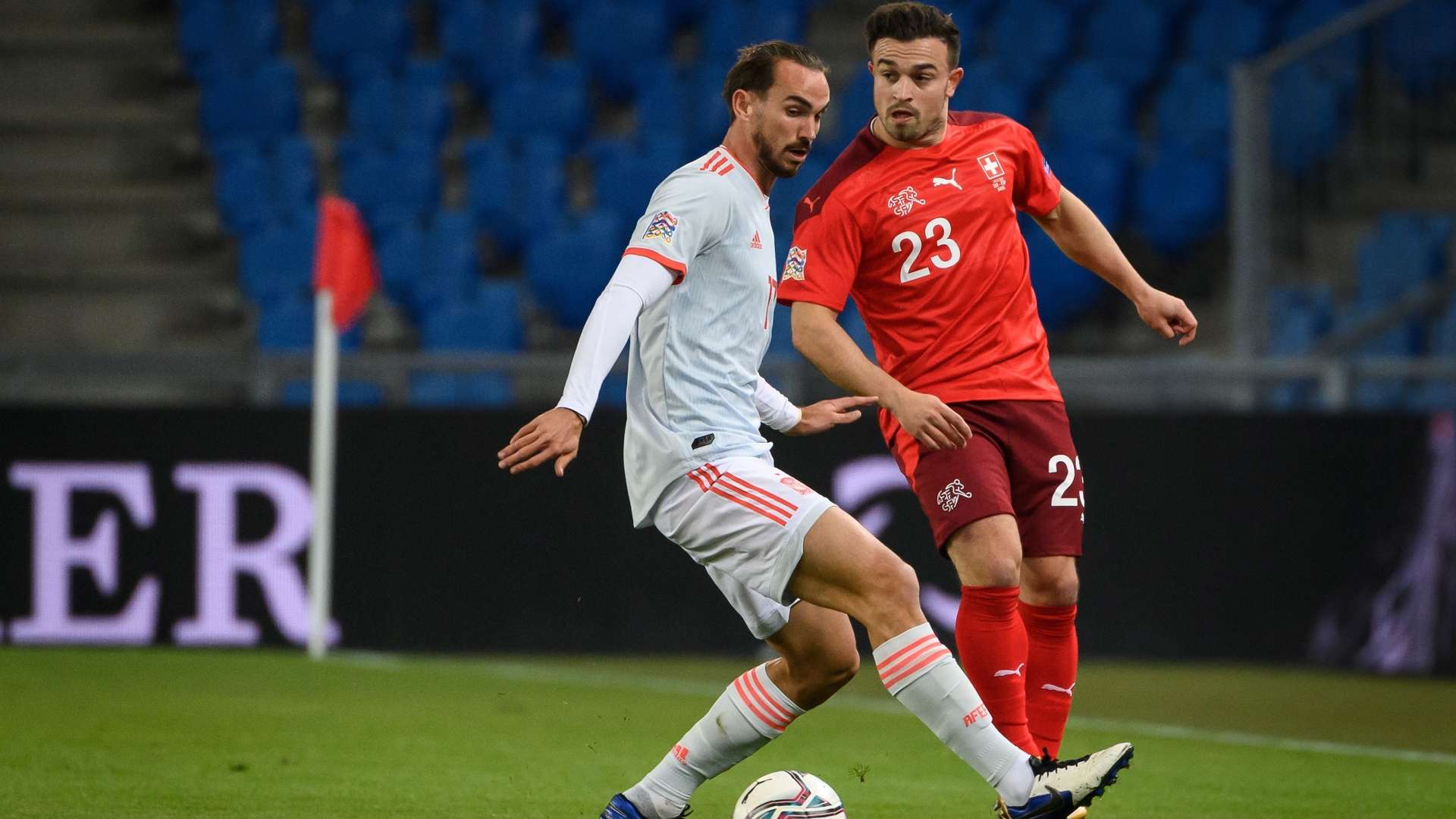 Fabian Ruiz Spain Xherdan Shaqiri Switzerland 2020