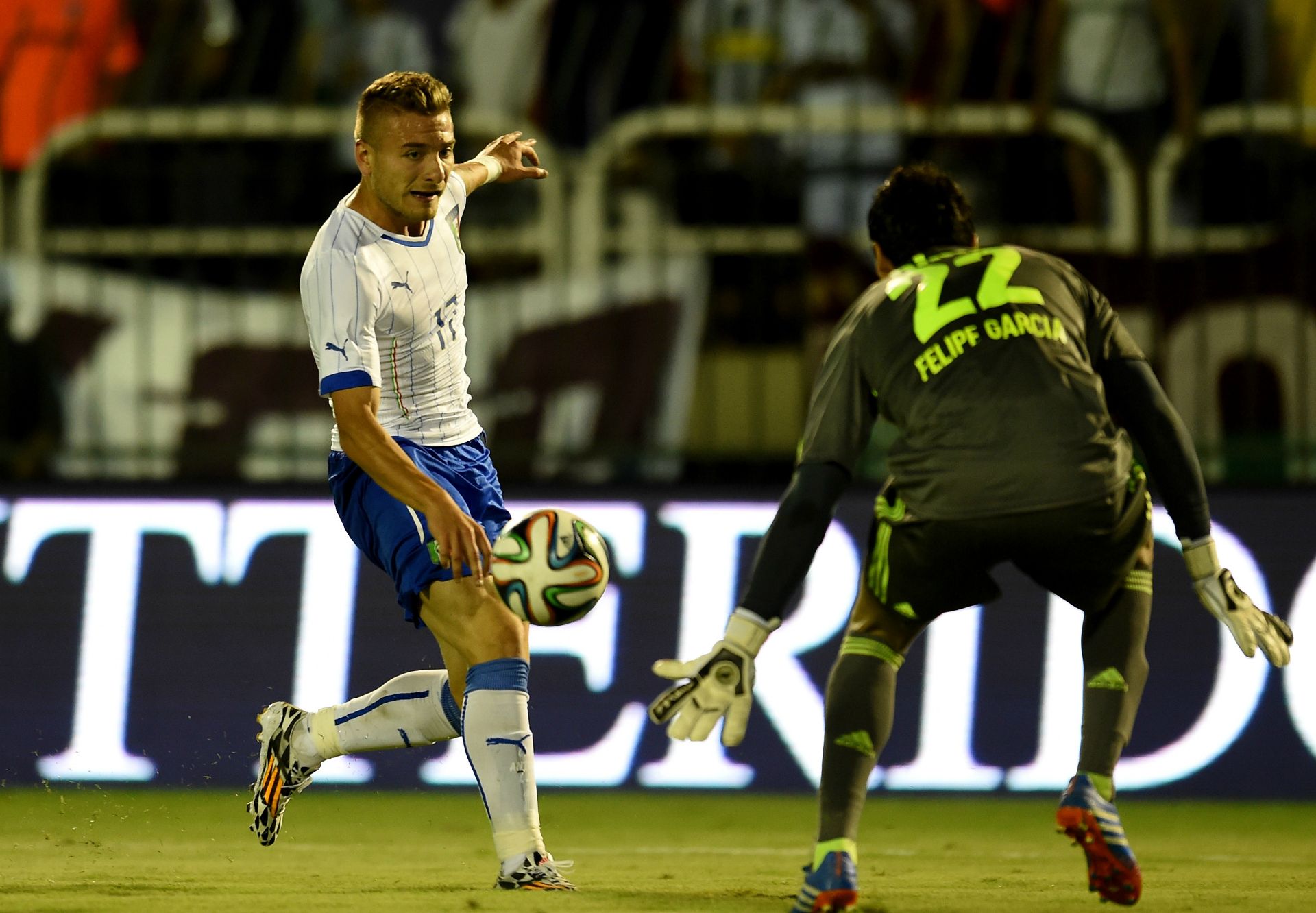 Ciro Immobile scoring Fluminense Italy