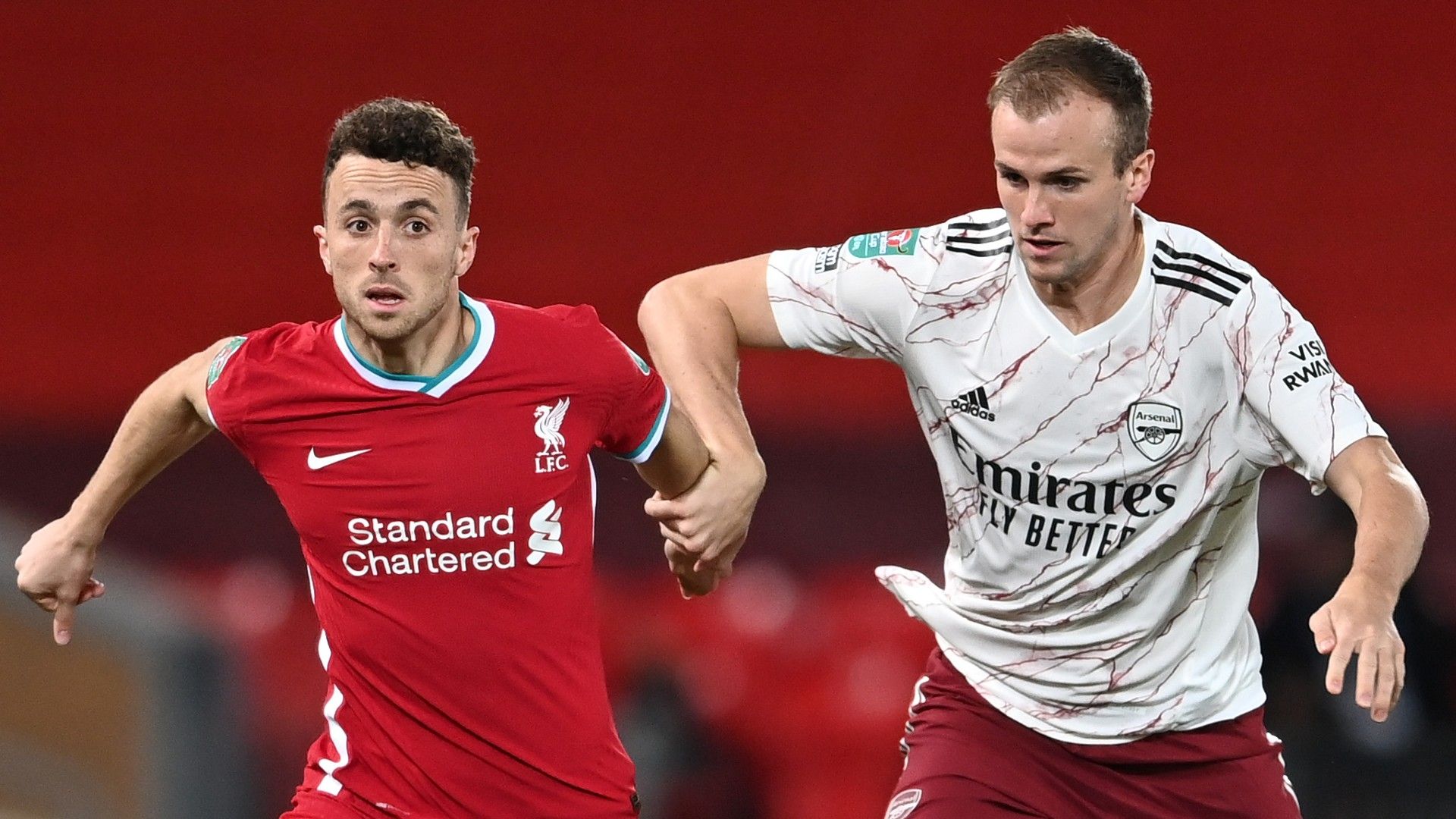 Jota Holding Arsenal Liverpool 2020