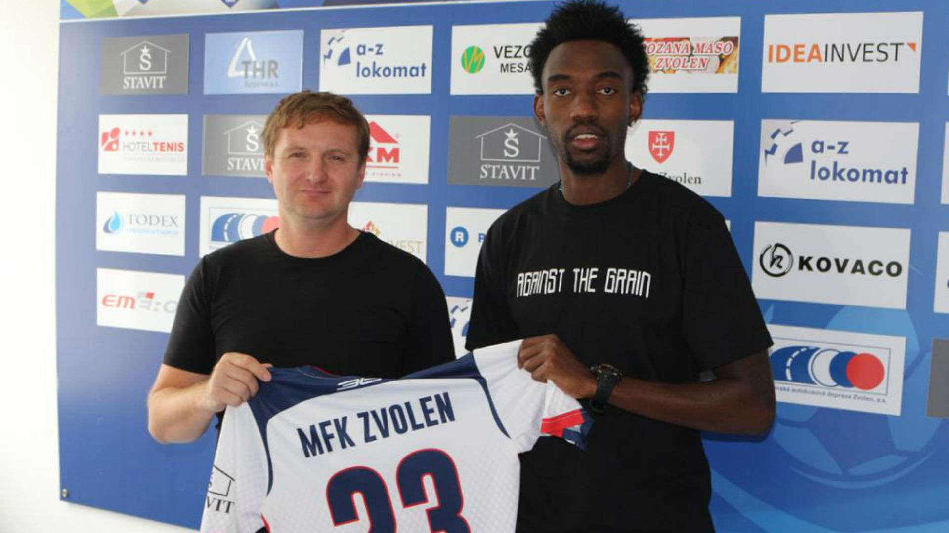Kenyan striker Albert Muema signs for MFK Zvolen.