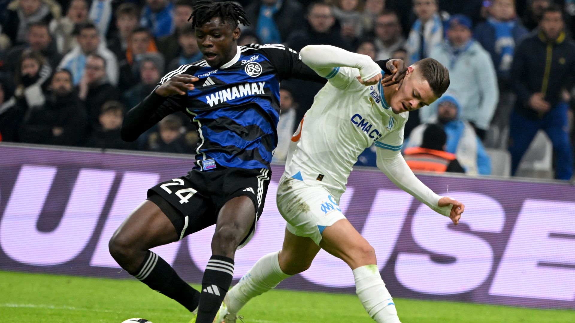 Vitinha Marseille Strasbourg Ligue 1 12012024