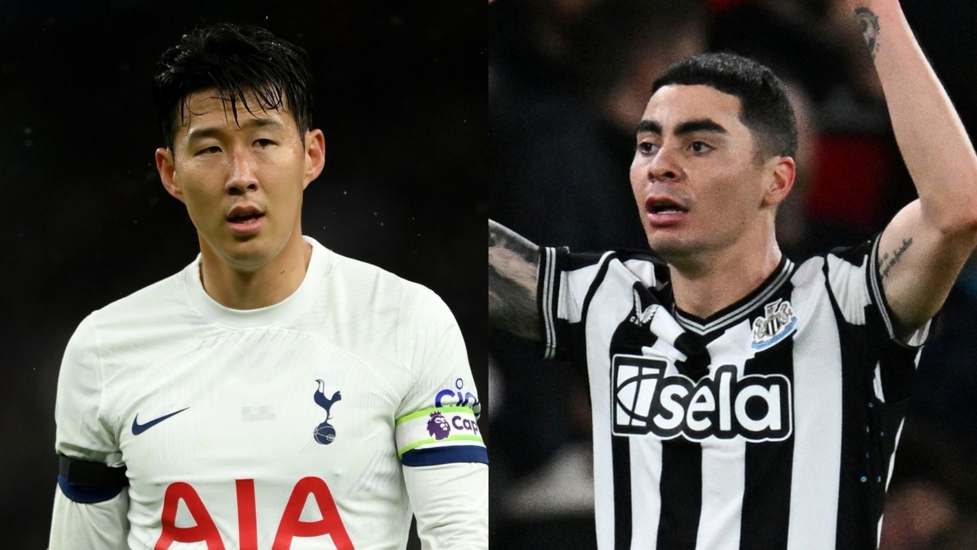 Son Heung-Min Tottenham Miguel Almiron Newcastle