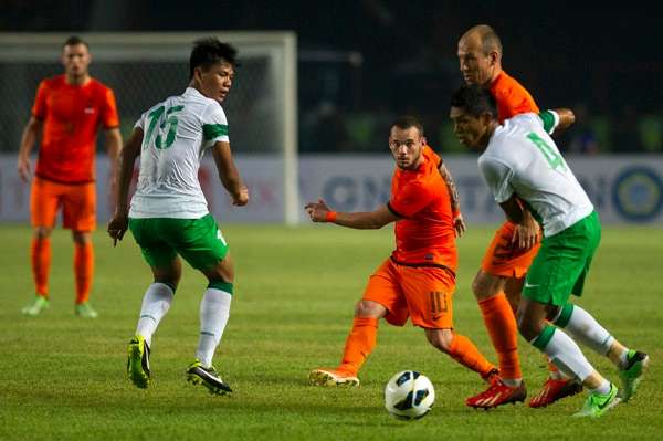 Wesley Sneijder - Indonesia vs Netherlands (GOAL.com/Antara)