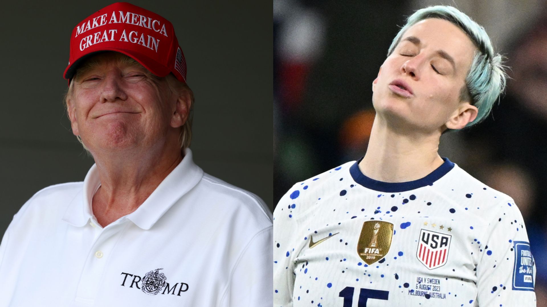 Donald Trump Megan Rapinoe