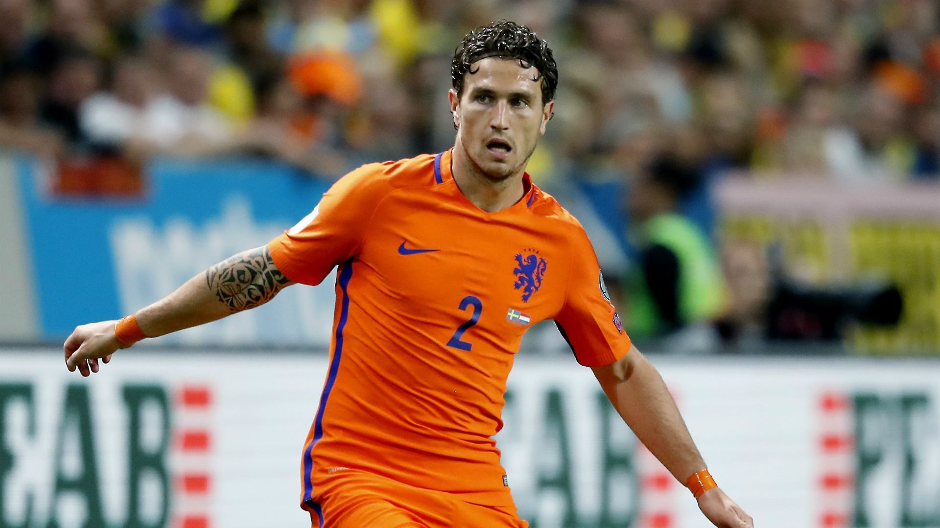 Daryl Janmaat, Zweden - Nederland, 06-09-2016, Oranje