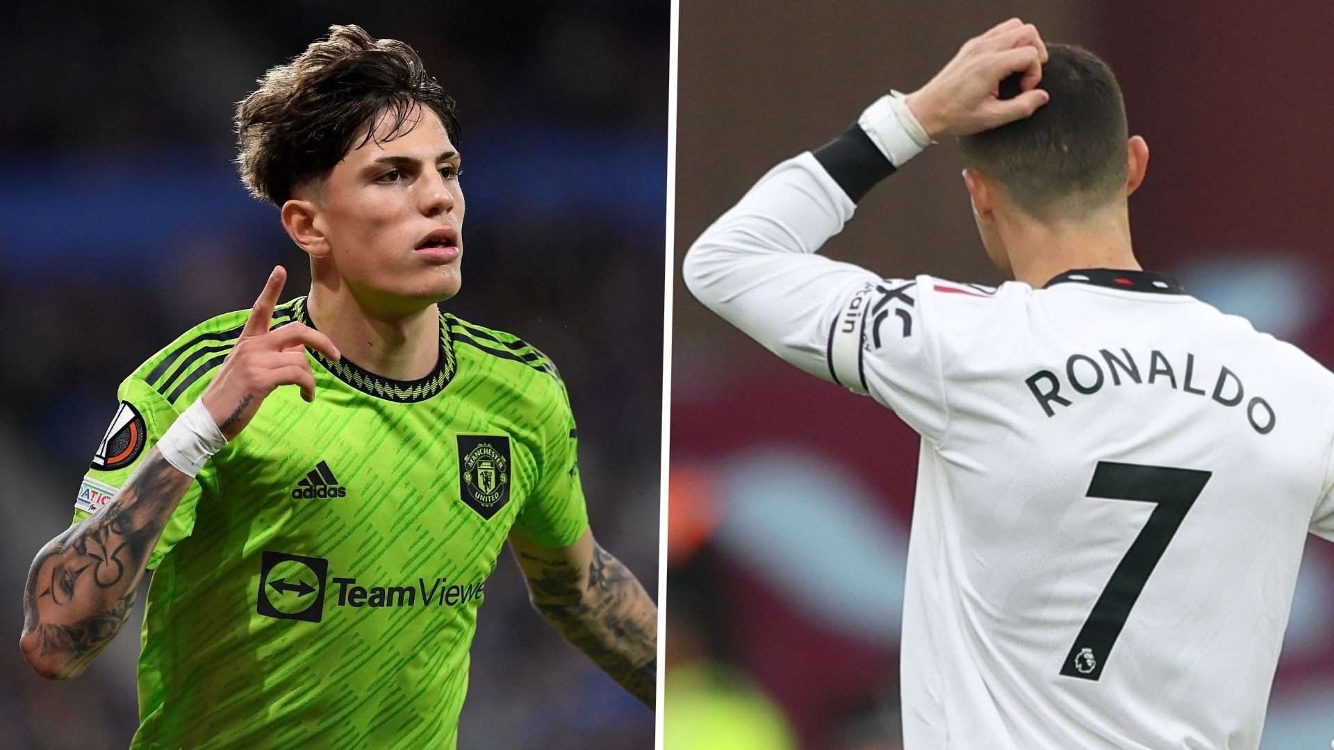 Alejandro Garnacho Cristiano Ronaldo